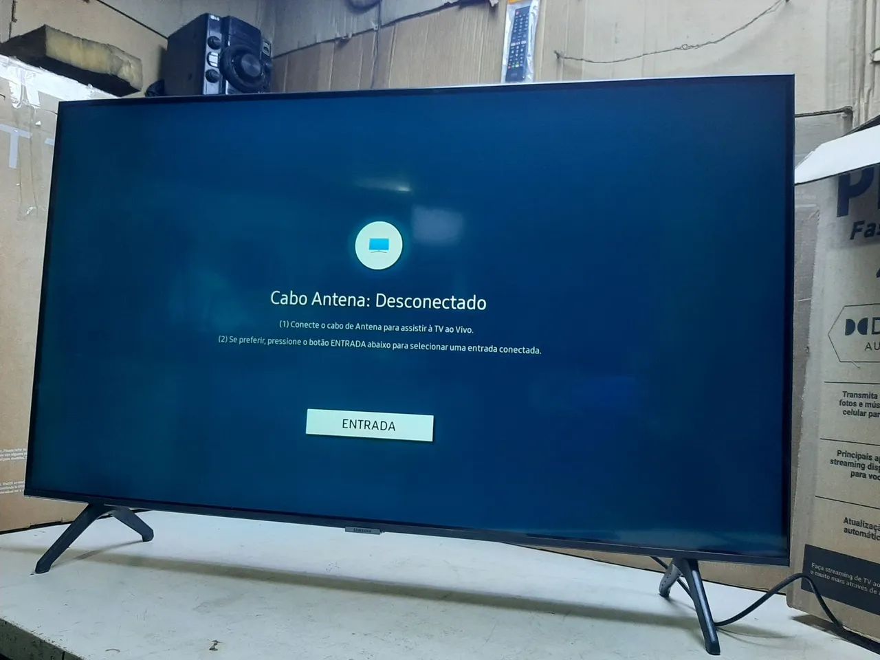 Vendo uma smart tizen tv Samsung 43 polegadas borda infinita  Bluetooth  estado de Nova   - Foto 5
