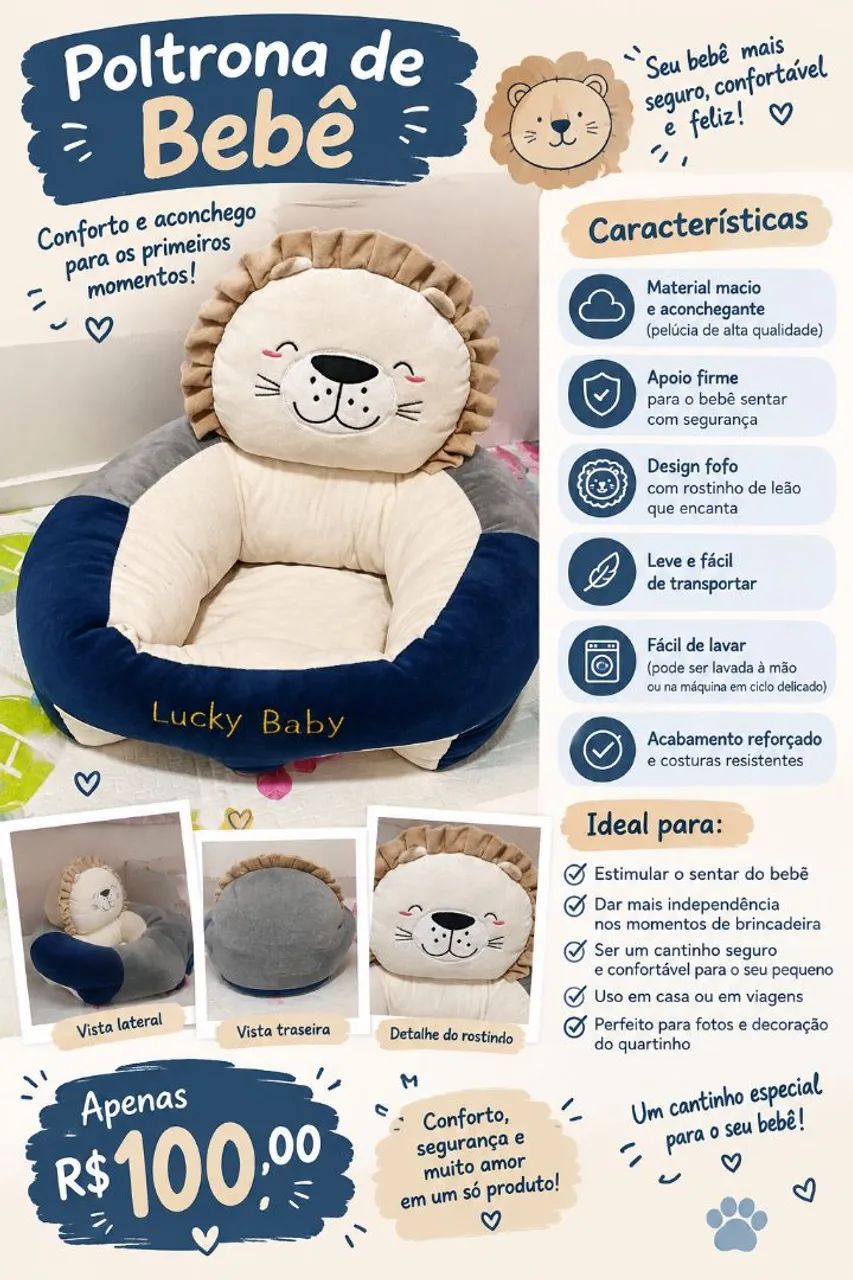 Poltrona para bebê 