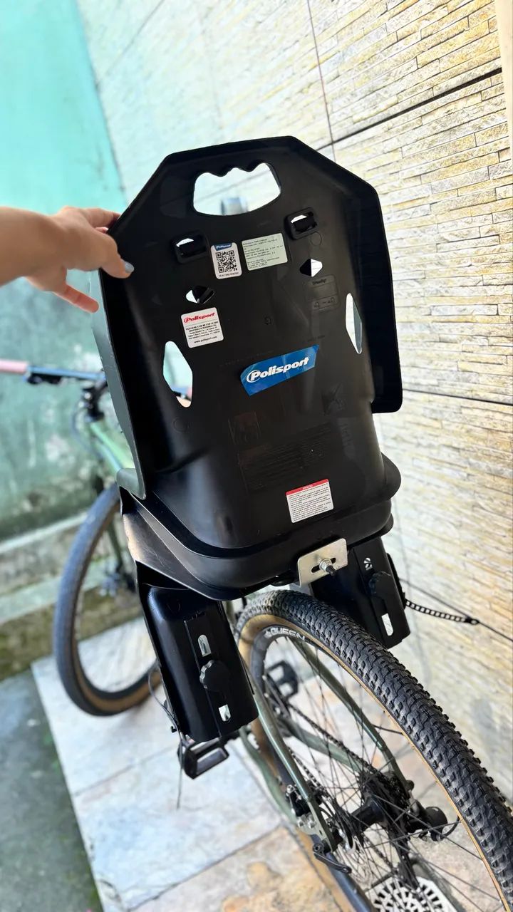 Cadeirinha Pollisport Bicicleta Até aro 29 - Foto 5
