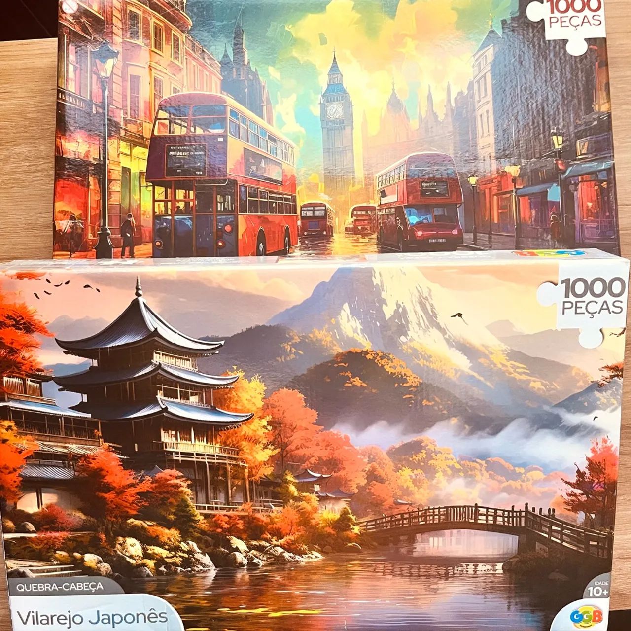 Puzzles 1000 peças 