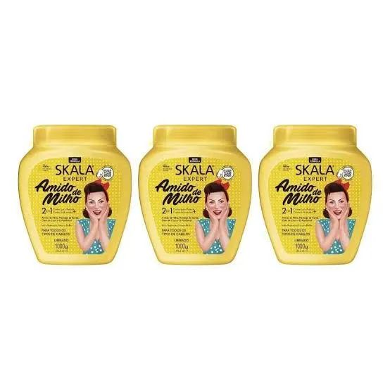 Creme de tratamento expert amido de milho 2 em 1 1kg  - Foto 2