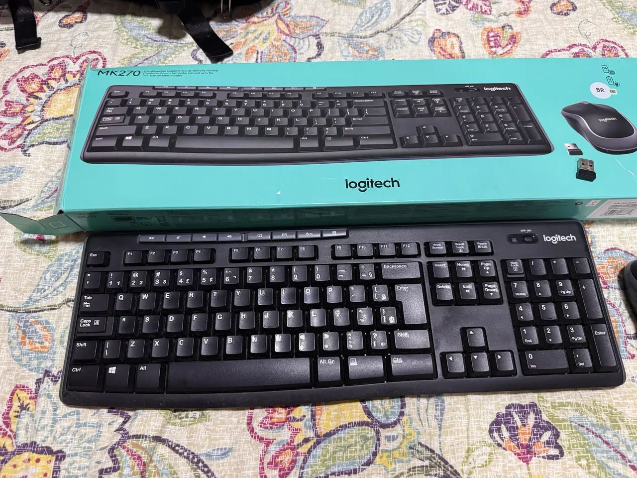 Kit Teclado Mouse Logitech Wireless - Foto 2