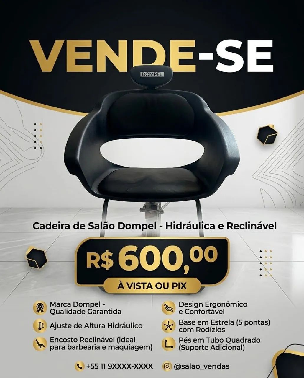 Cadeira de salao