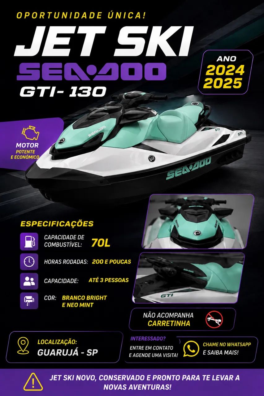 JET SKI SEADOO 130 - 2024/2025