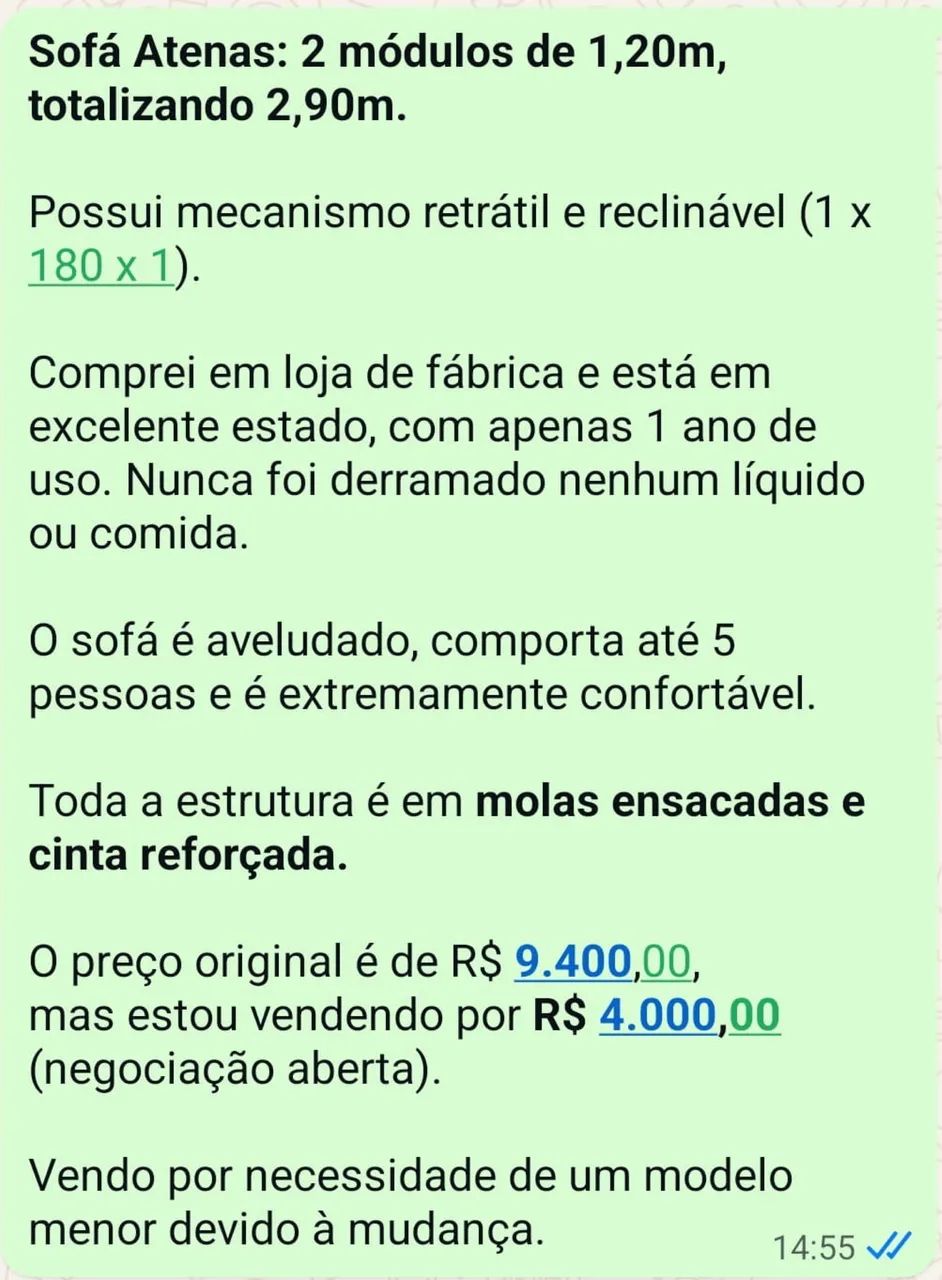 Vende se Sofá Atenas  - Foto 3
