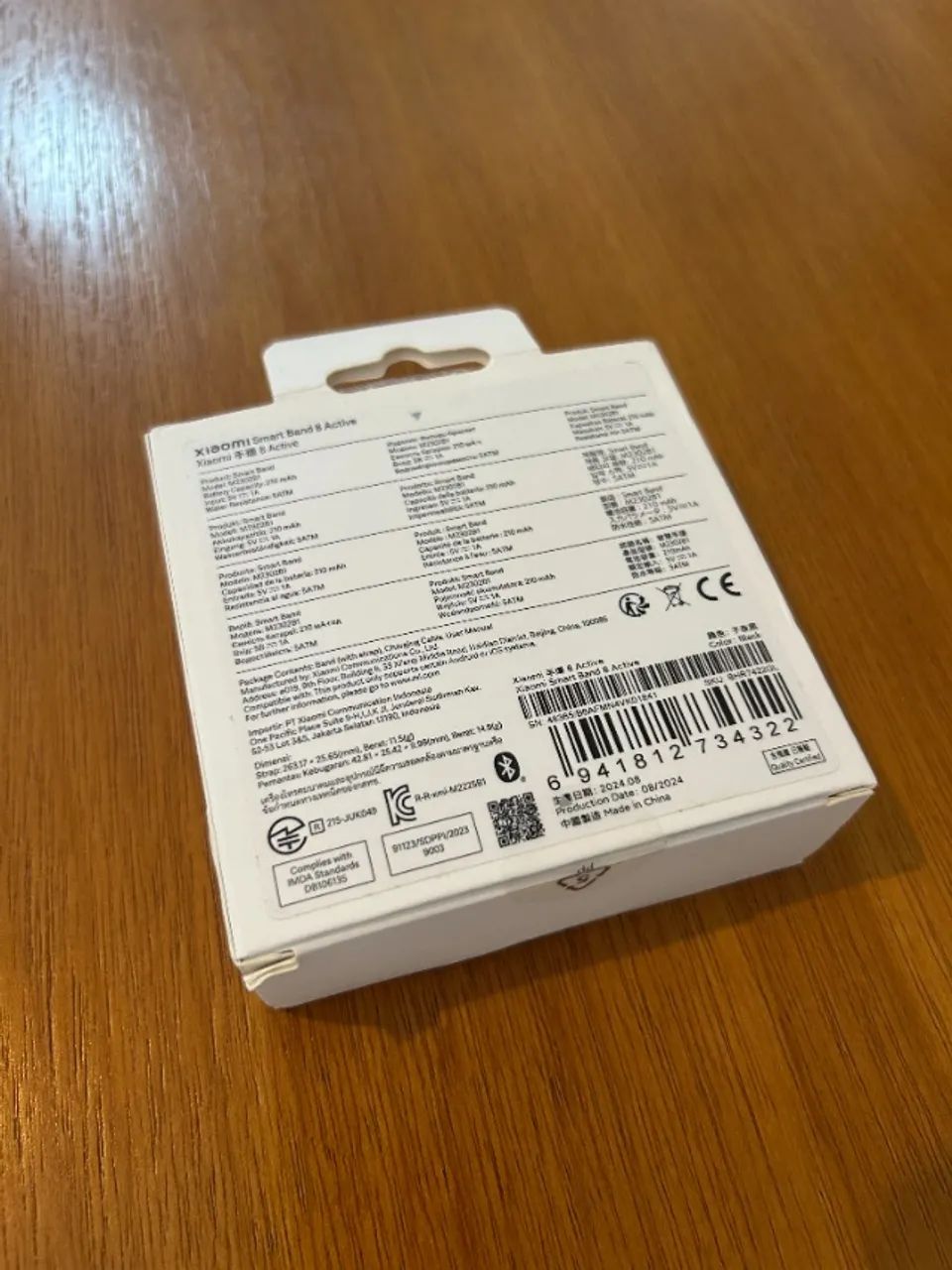 Xiaomi Smart Band 8 Active + 2 pulseiras extras e caixa - Foto 5