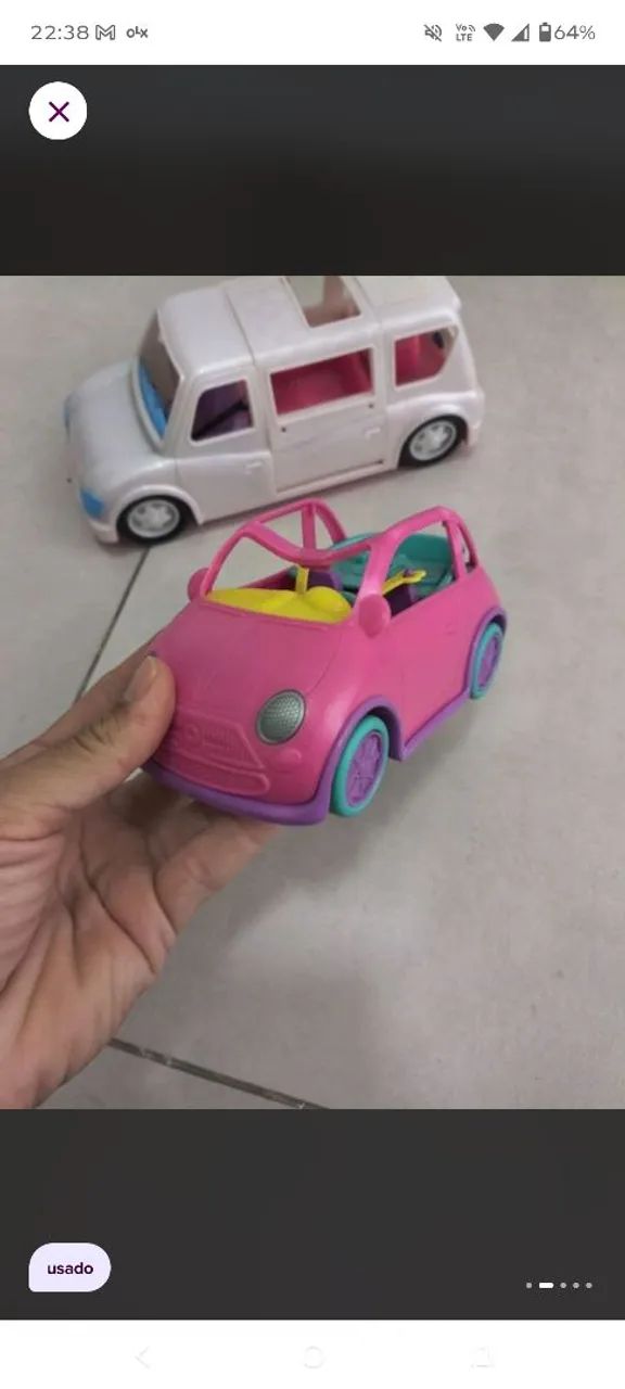 Dois carrinhos da Polly Mattel  - Foto 2