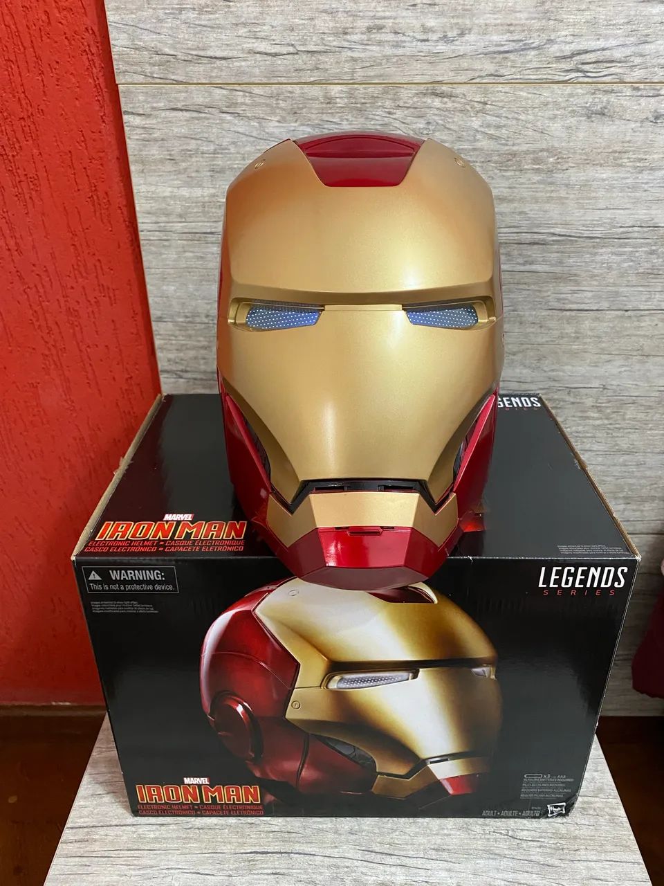Capacete eletrônico homem de ferro  - Foto 3