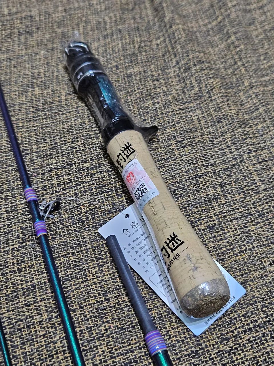 Vara ultralight Rancy 2-8lbs Carretilha  - Foto 2