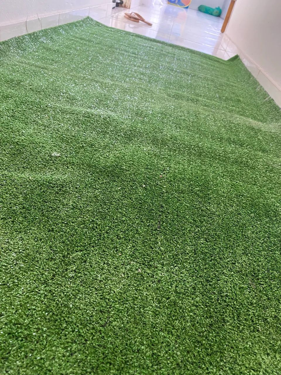 Grama sintética 100cm x 230cm  - Foto 4