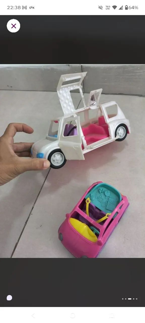 Dois carrinhos da Polly Mattel  - Foto 3