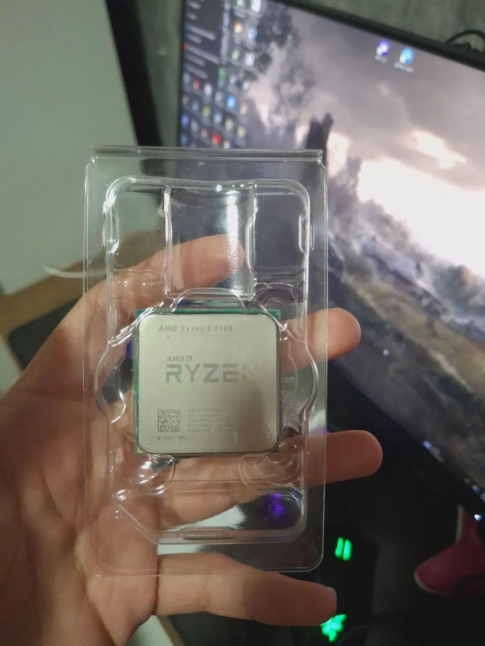 AMD Ryzen 5 2600 processador AM4 (ele está na caixa do 5500 pois troquei de processador) - Foto 4