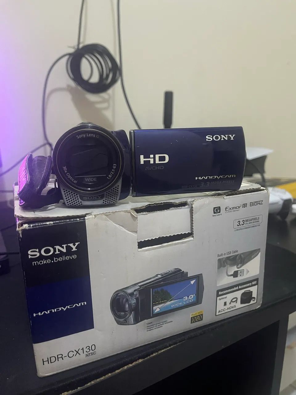 Câmera Sony Handcam CX 130 - Foto 5