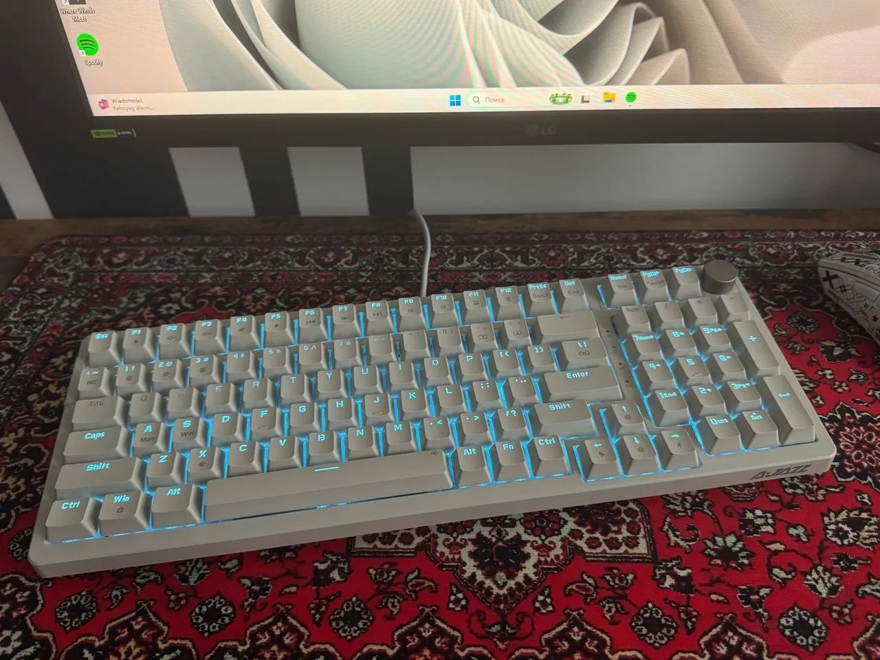 Ajazz AK992 - Teclado Mecânico 98 Teclas Hot Swap USB-C NOVO
