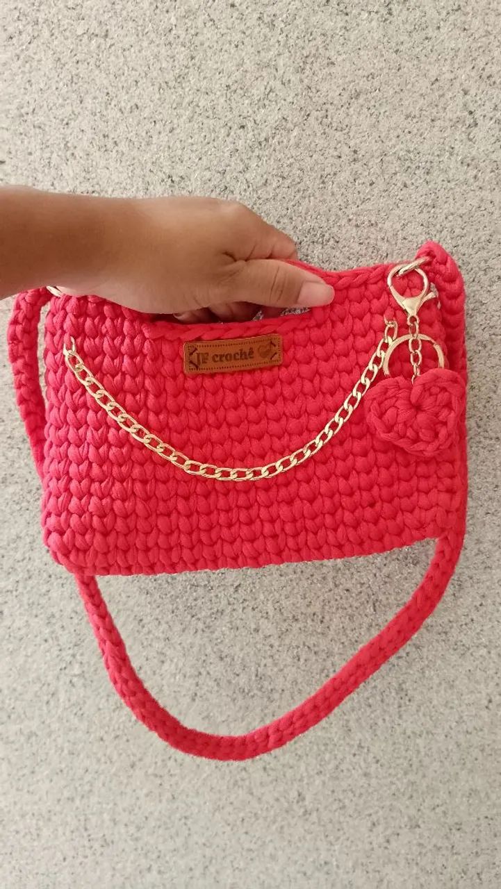 Bolsa em crochê 