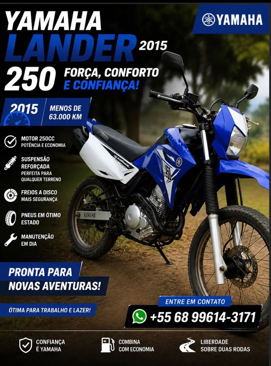 Lander 250 pouco rodada  - Foto 3