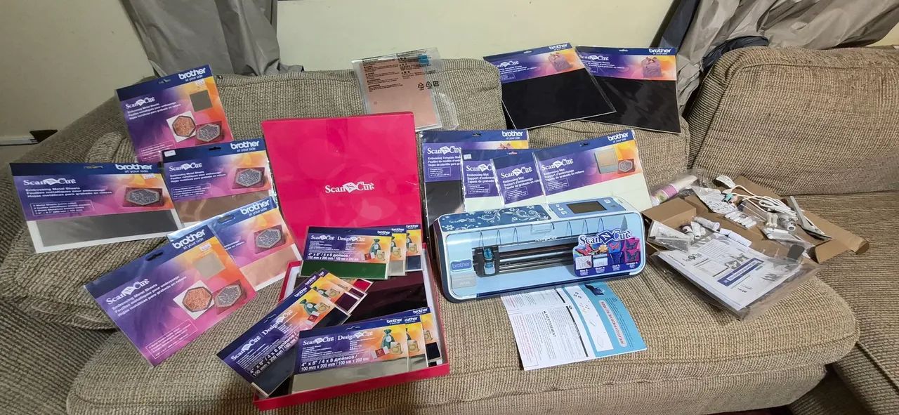 kit completo brother scanncut + foil quill + acessórios de luxo - Foto 4