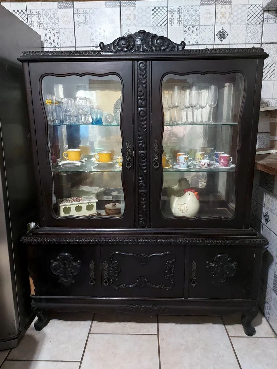 Cristaleira antiga - Foto 4