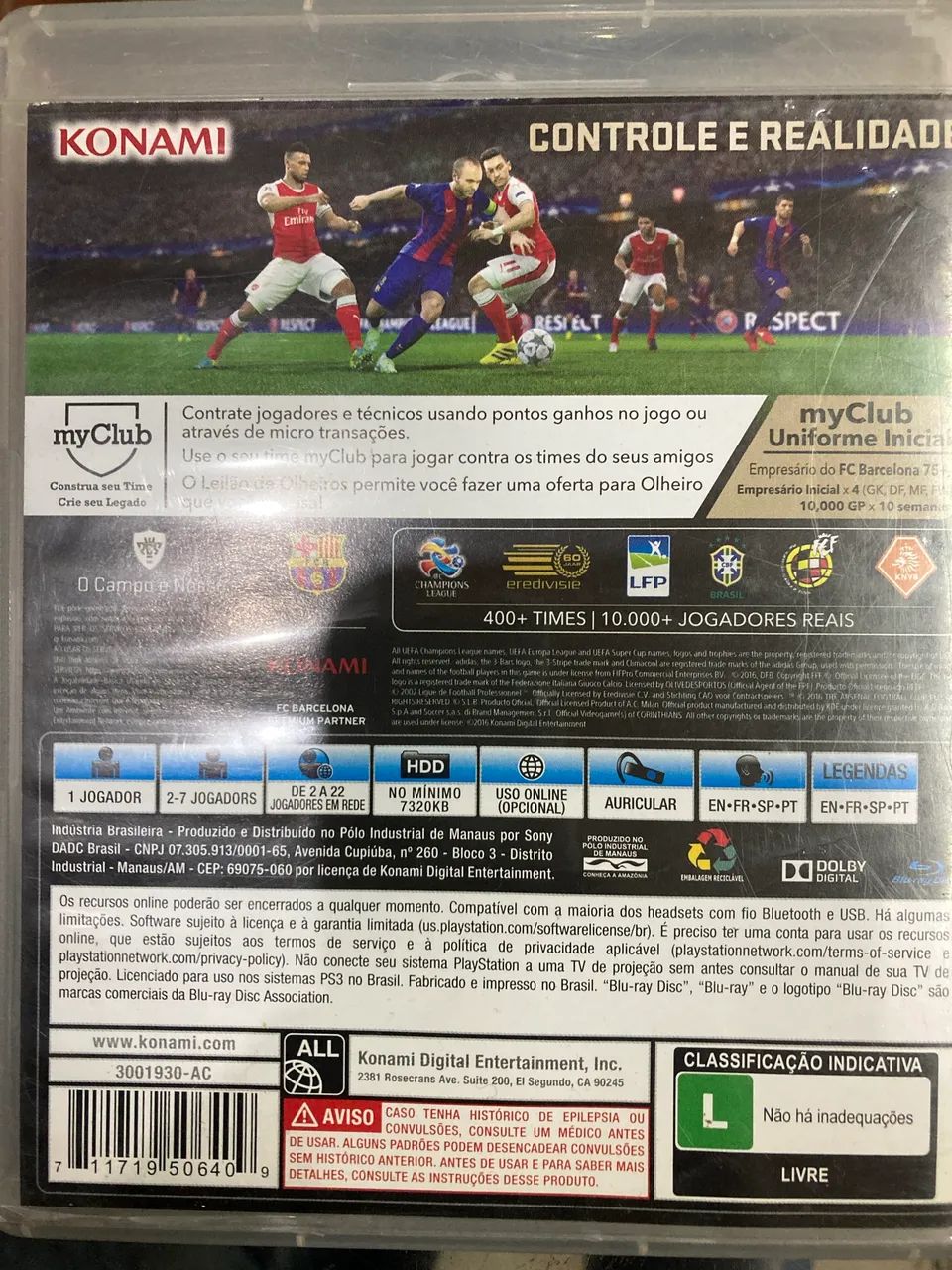 Pes2017 Mídia física Ps3 - Foto 2