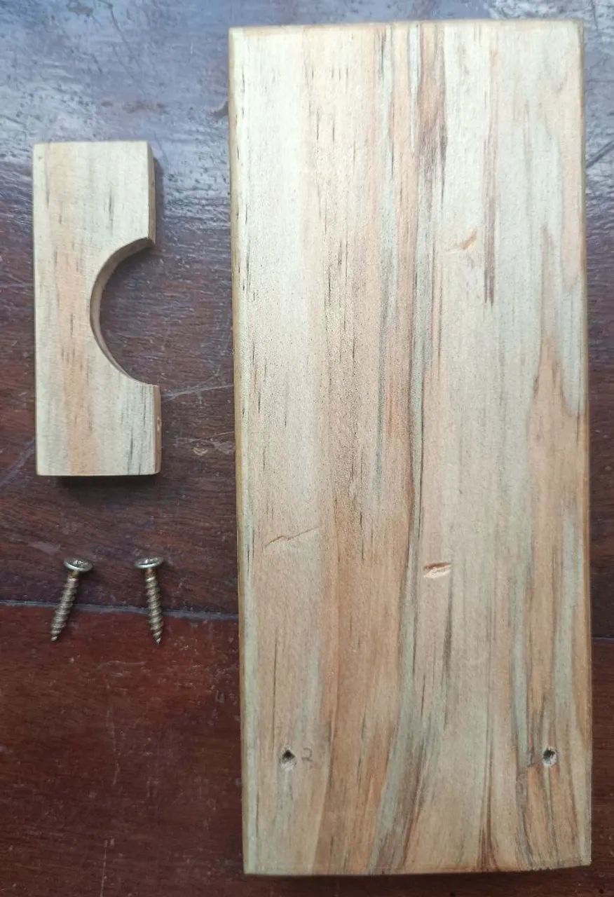 Suporte de celular e tablet em madeira desmontável artesanal - Foto 3