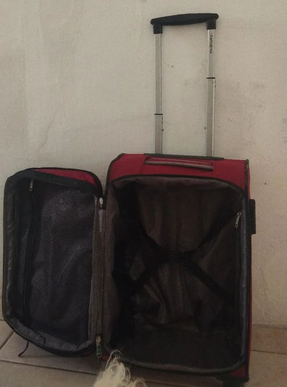 Mala de viagem Samsonite, pequena e reforçada  - Foto 4