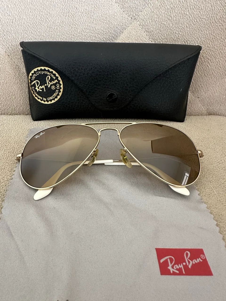Óculos de Sol Ray-Ban Aviador Original - Foto 3