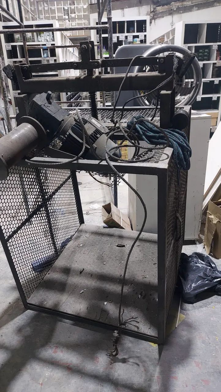 Moto e gaiola para elevador de carga  - Foto 4