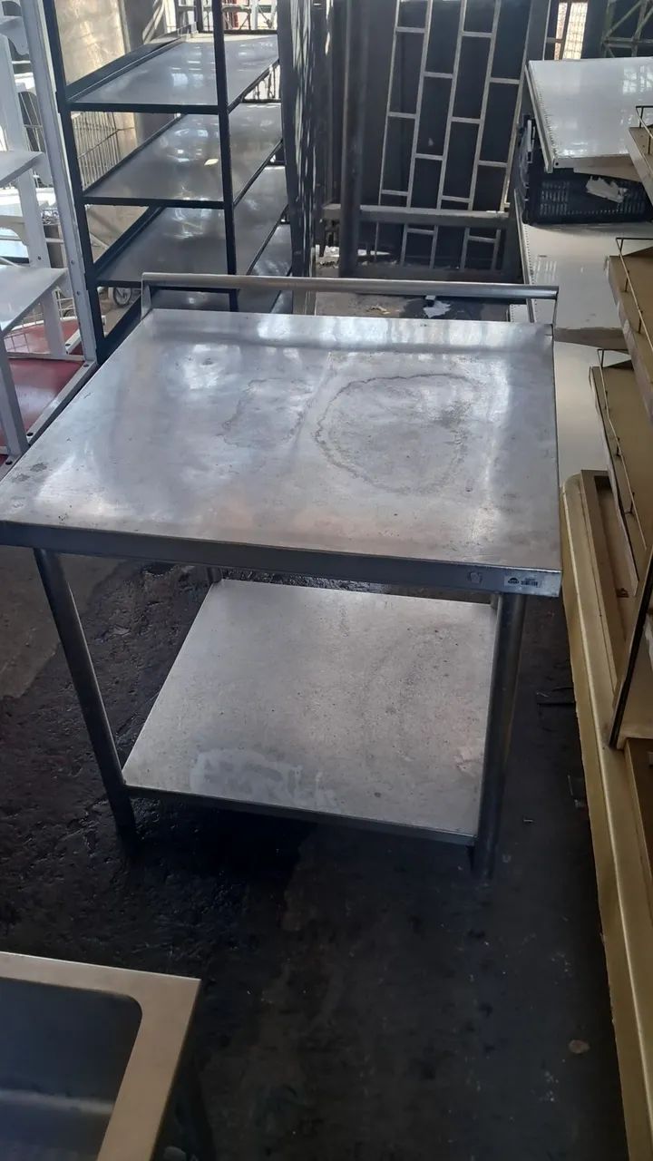 Mesa e cuba de inox (as duas) - Foto 2