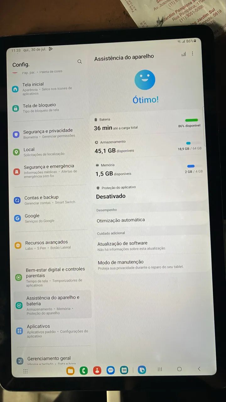 Tablet S6 Lite - NÃO FAÇO TROCA  - Foto 5