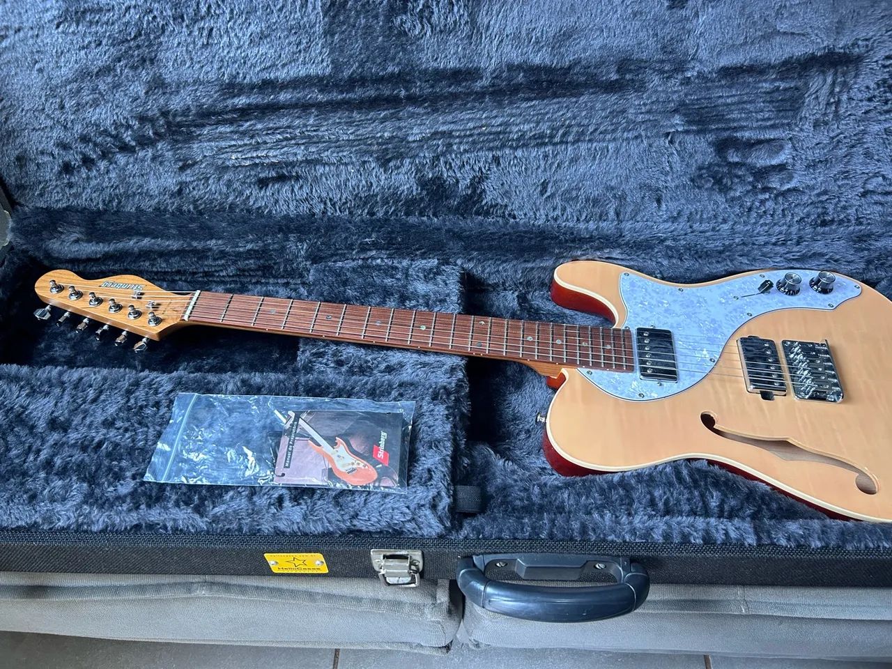 Guitarra Telecaster Thinlin Strimberg com Case 