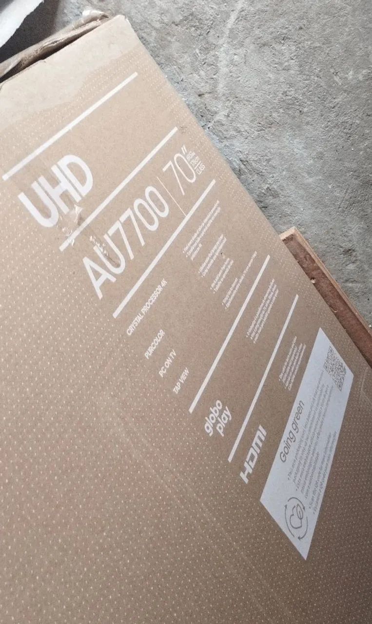 Smart TV 70 polegadas Samsung Crystal UHD 4K, modelo AU7700 de 70 polegadas. - Foto 2