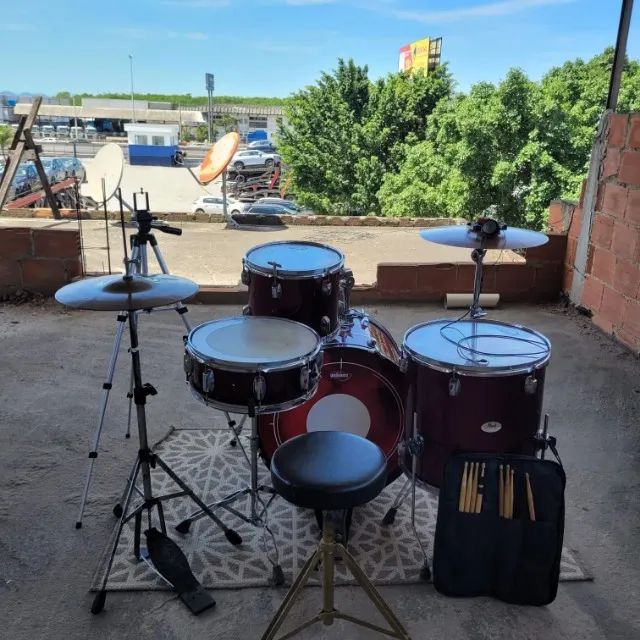 Bateria acústica - Foto 4
