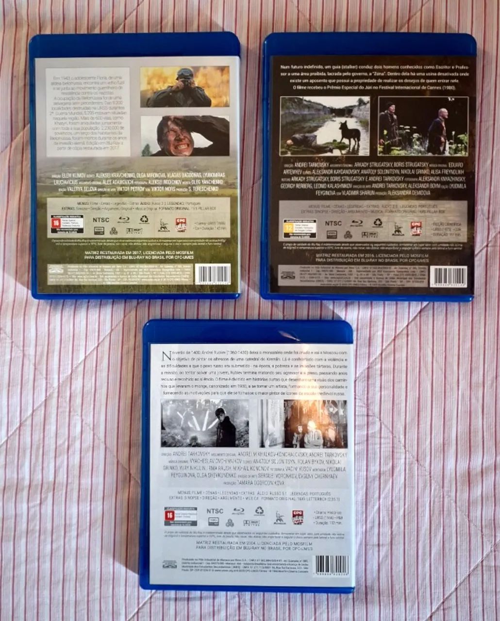 Blu-rays Stalker, Andrei Rublev e Vá e Veja - Foto 2