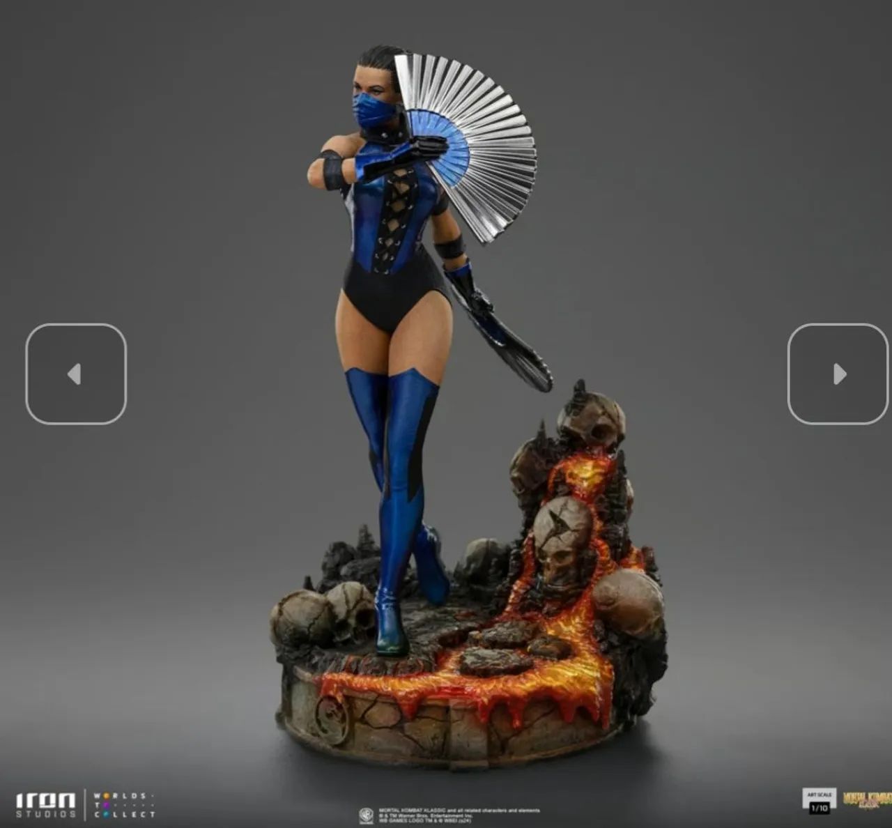 Kitana Mortal Kombat Iron Studios - Foto 4