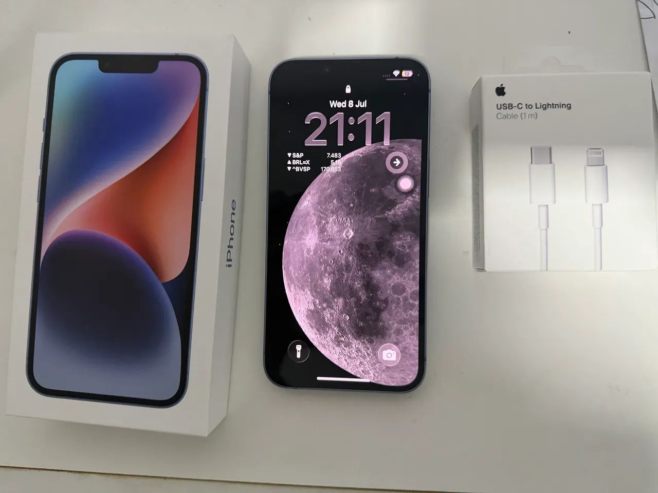 iPhone 14 128gb azul - Foto 2