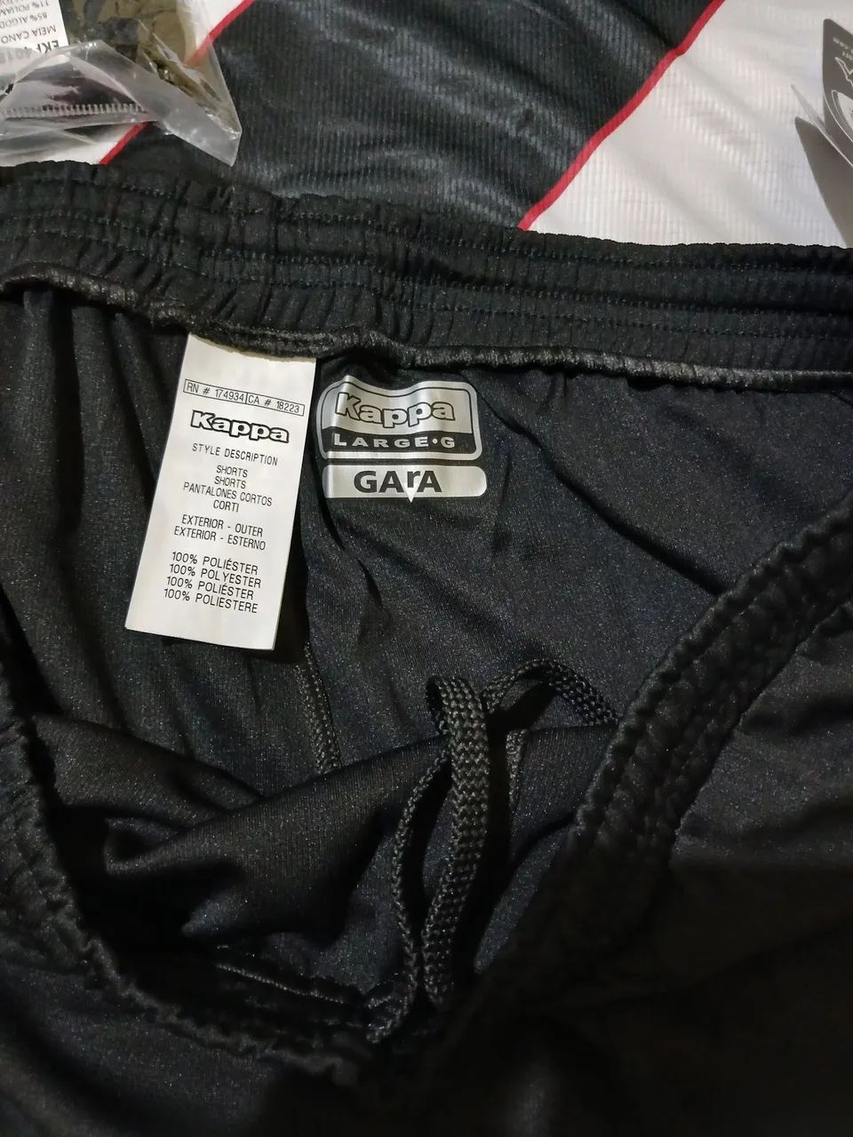 Kit camisa bermuda e meia do Vasco