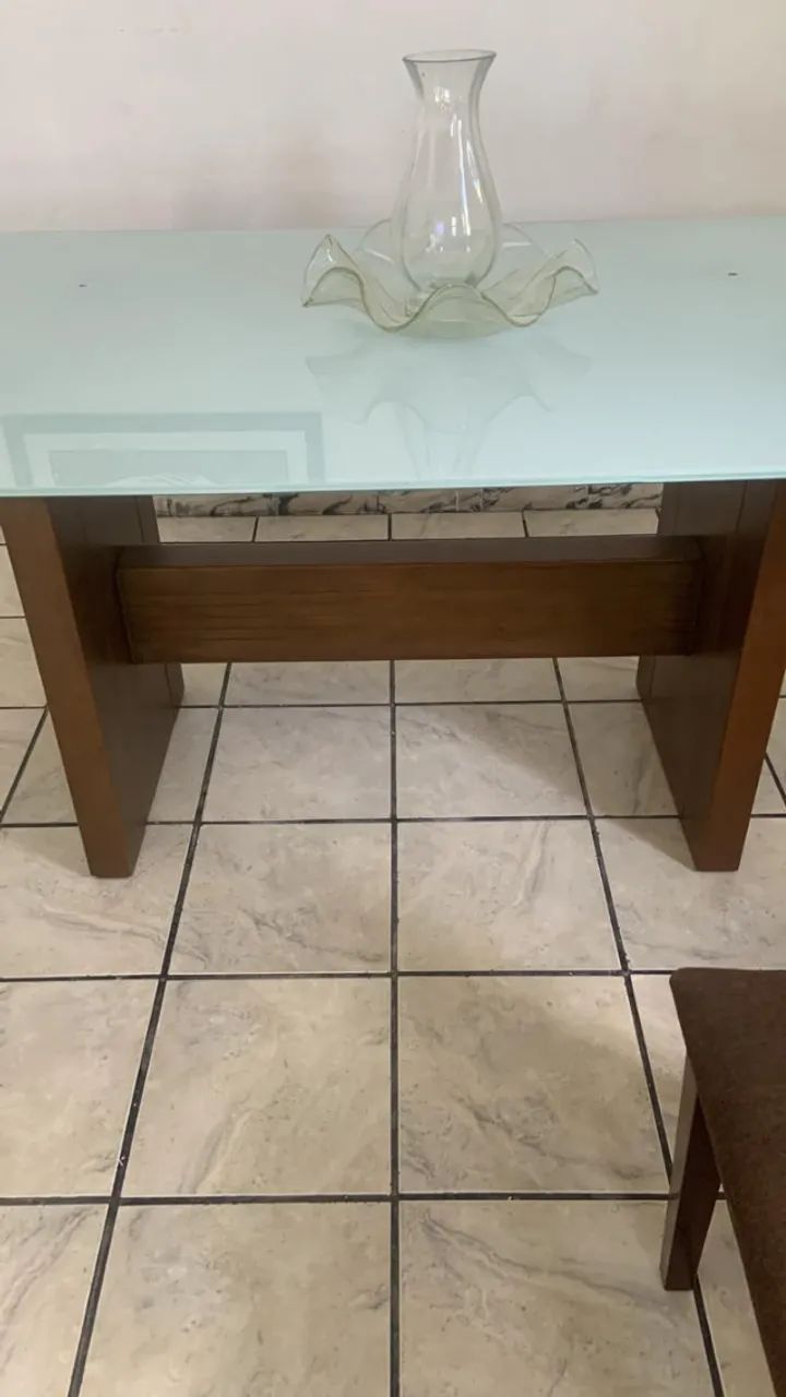 Mesa de jantar retangular 6 lugares - Foto 2