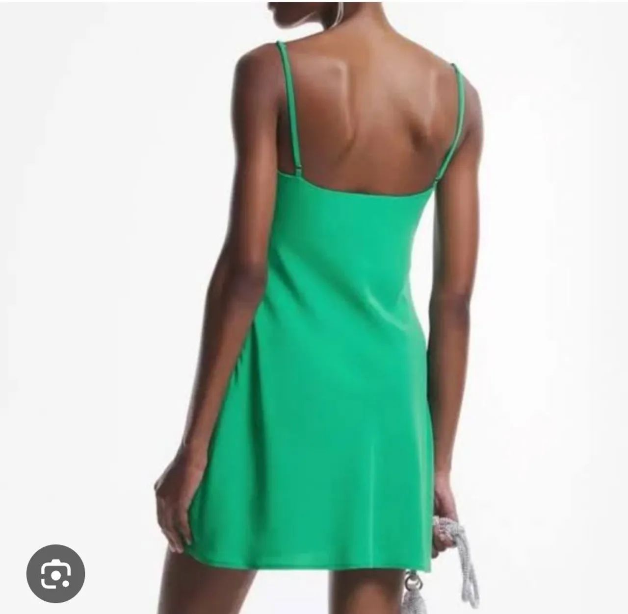 Vestido curto em crepe - PP - Foto 2