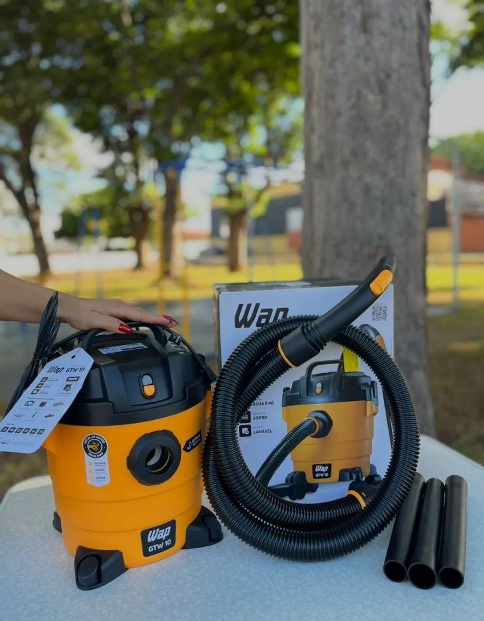 Aspirador de pó e água Wap 1400w novo - Foto 4