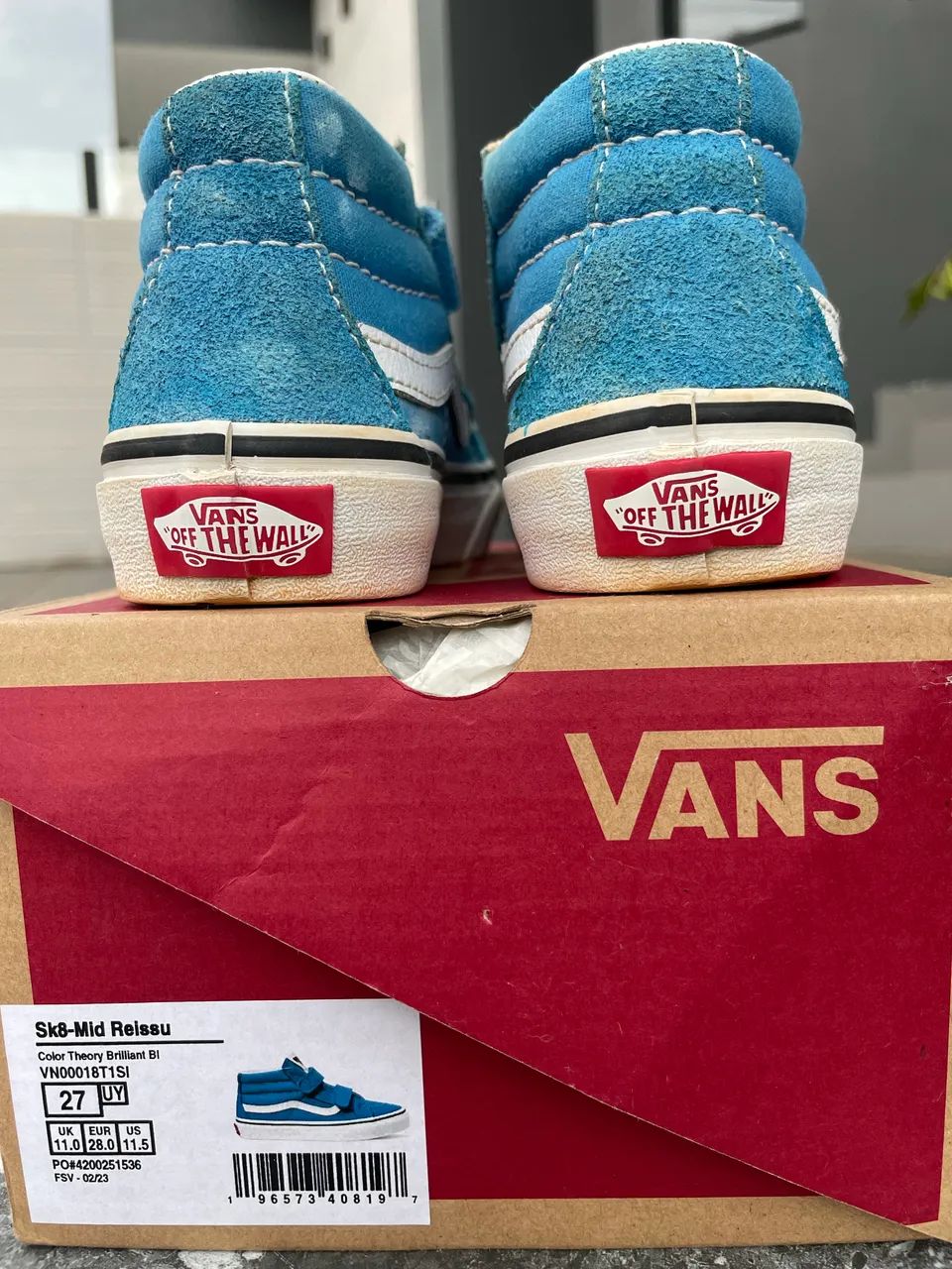 Tênis Vans Sk8-Hi Mid Infantil tam 27 ORIGINAL  - Foto 3