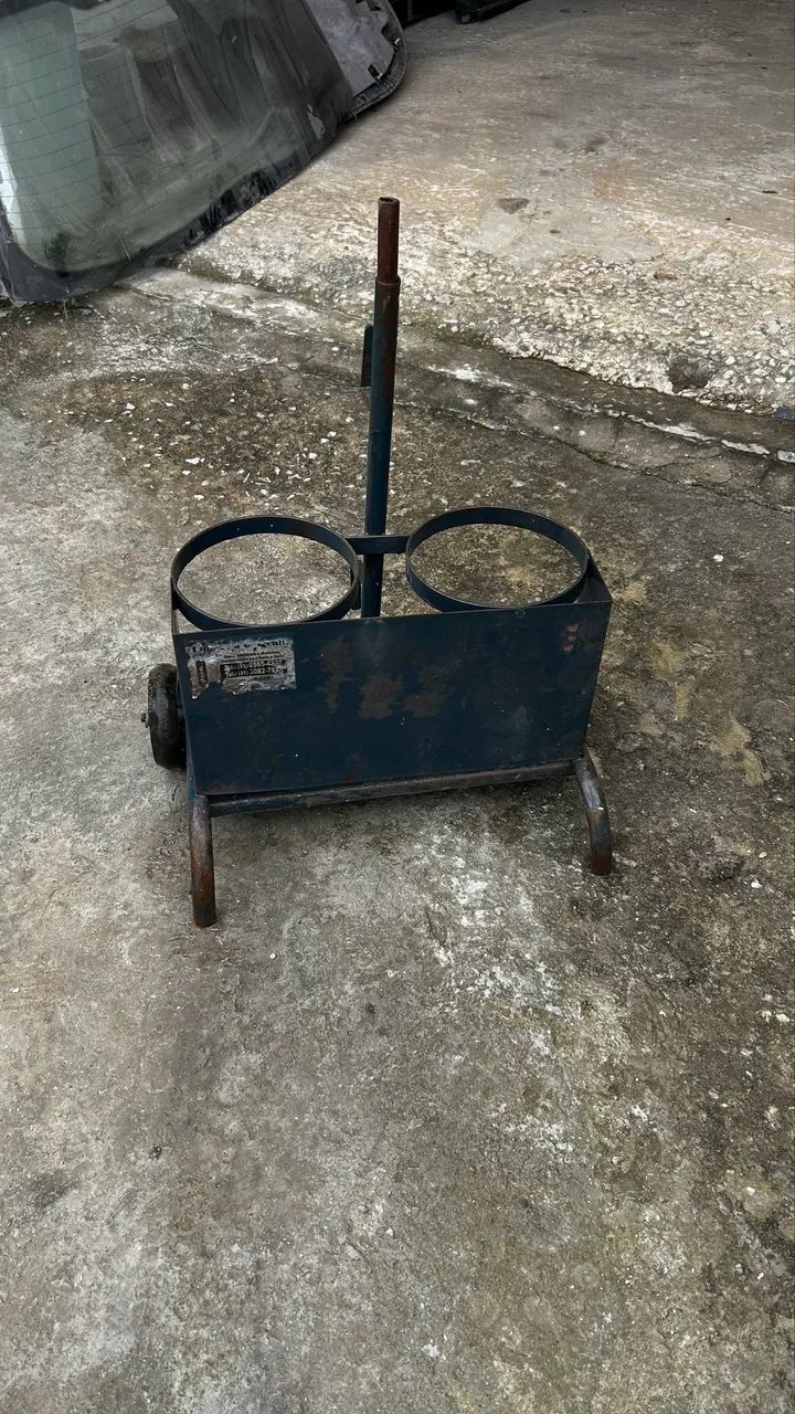 Carrinho transporte de cilindro  - Foto 2