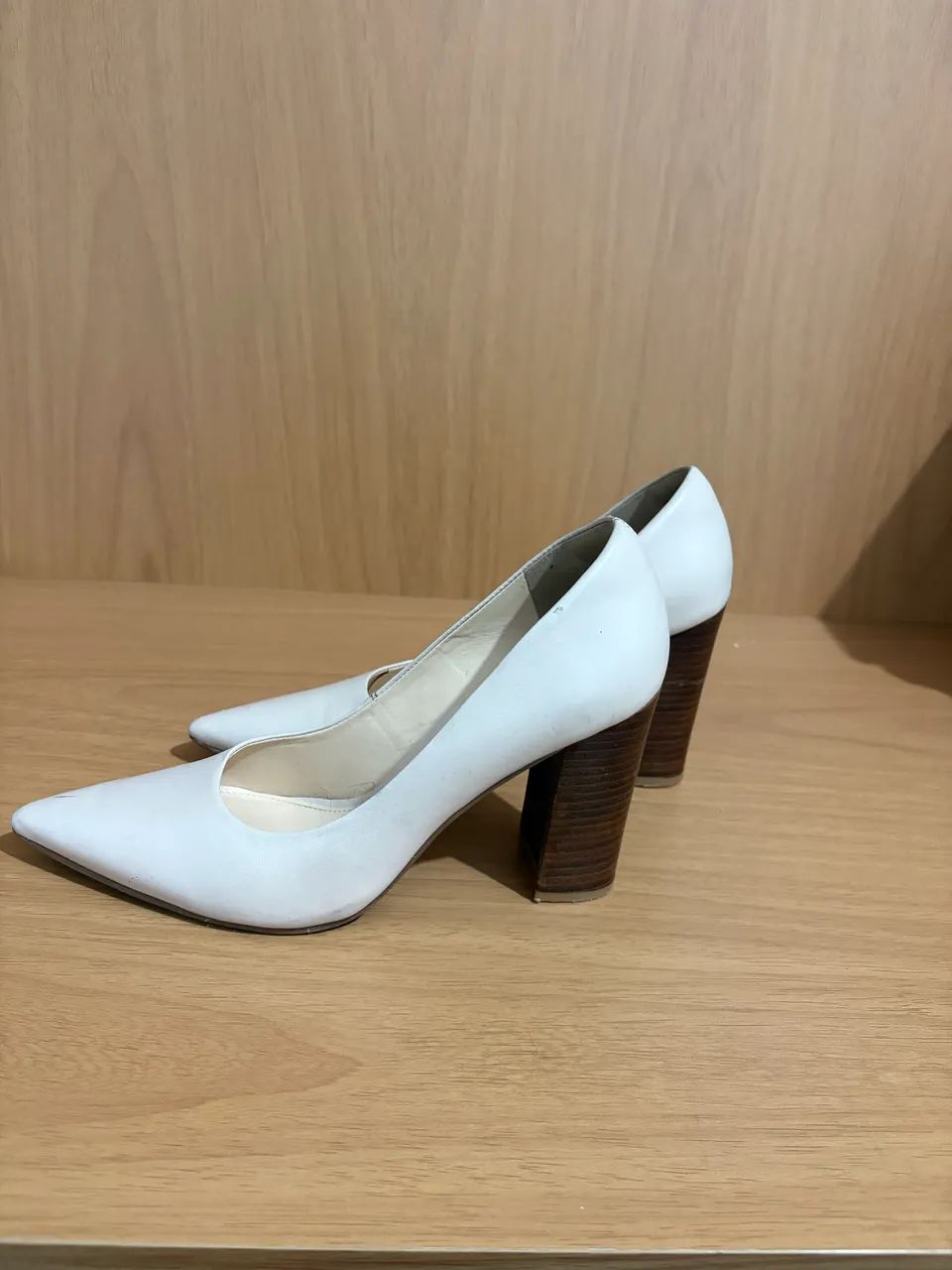 Scarpin off white número 37 - Foto 2