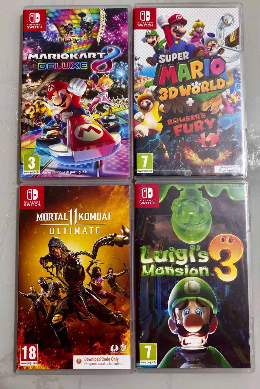 Jogos Nintendo Switch - Jogos de Vídeo Game - Setor Marista