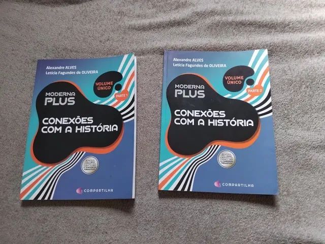 Livro moderna plus historia 1 e 2