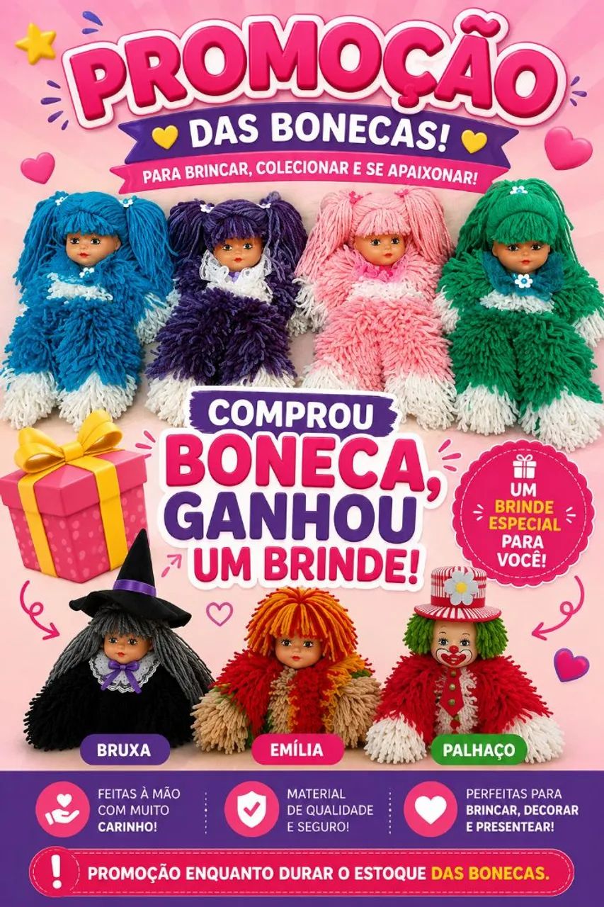 Bonecas de Lã  