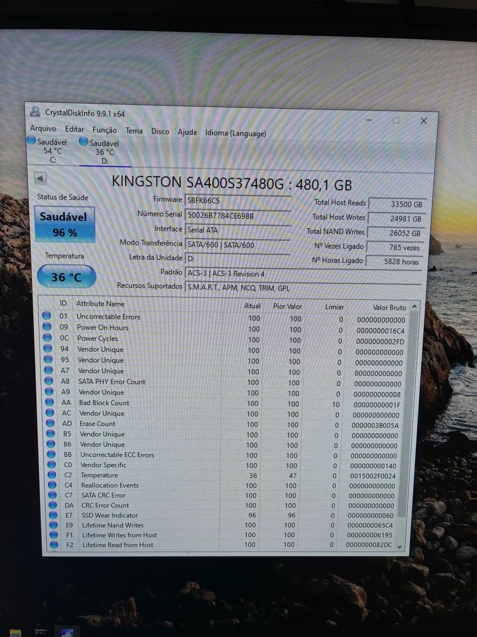 SSD Kingston, 480gb - SA400S37 - Foto 3