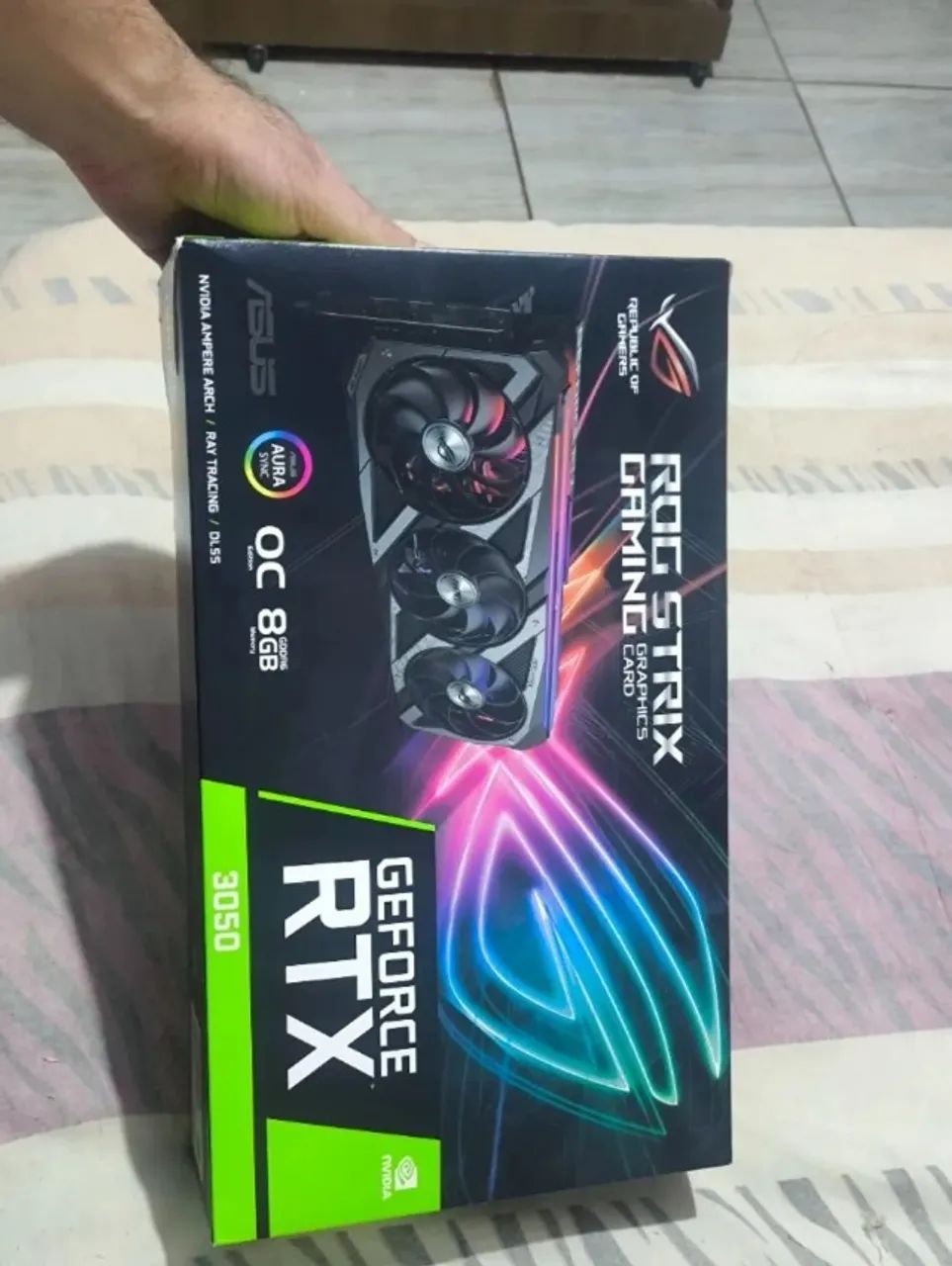 Placa de video RTX 3050 Aorus Triplo Fan 8GB