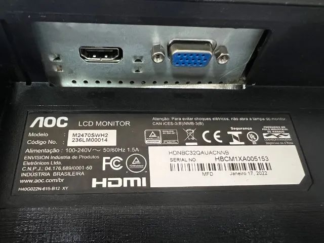 Monitor AOC 23,6" Full HD - Foto 4