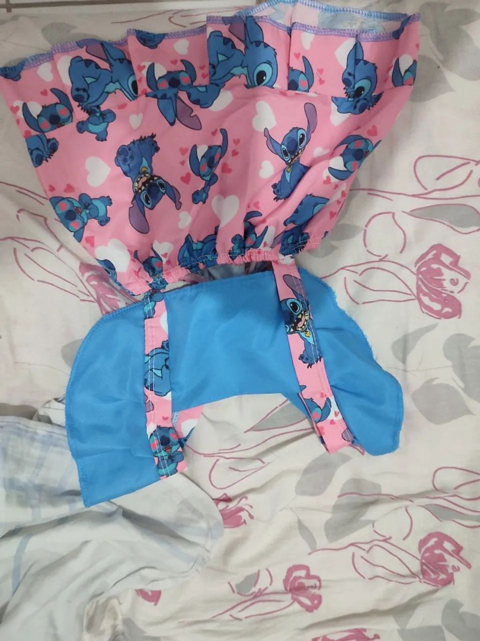 Jardineira romper Stitch 