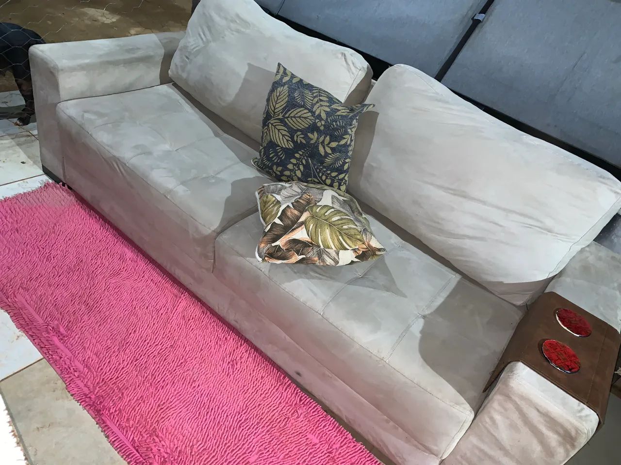 Sofá aveludado top  - Foto 3